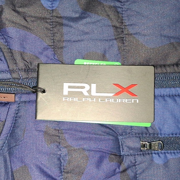 RLX Golf Quilted Camo Jacket Size-S Blue NWT - Picture 2 of 7